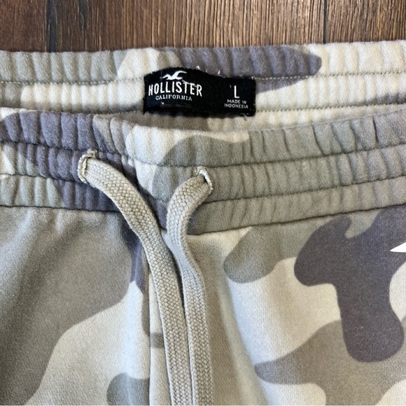 Hollister camo jogger sweats SZ LG - Picture 5 of 6